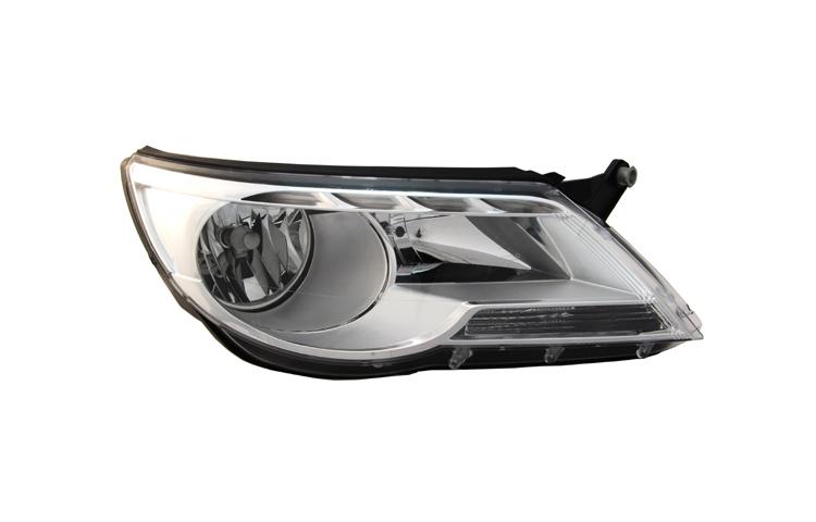 Tyc pair replacement headlight halogen 09-11 volkswagen tiguan vin 902501