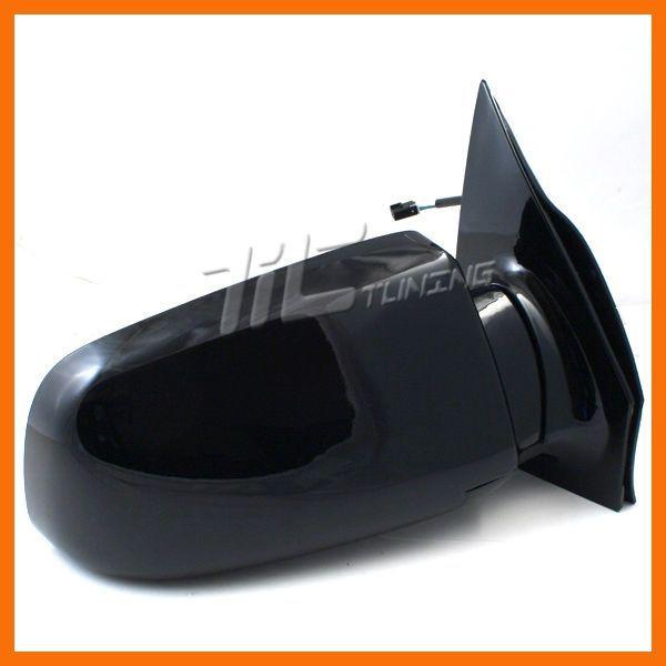 00-05 astro safari passenger right mirror blk housing power non-heated foldaway