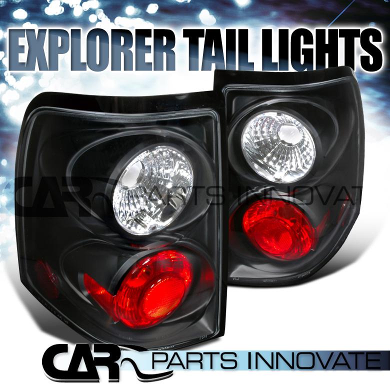 Ford 02-05 explorer 4dr tail lights rear brake lamp altezza black