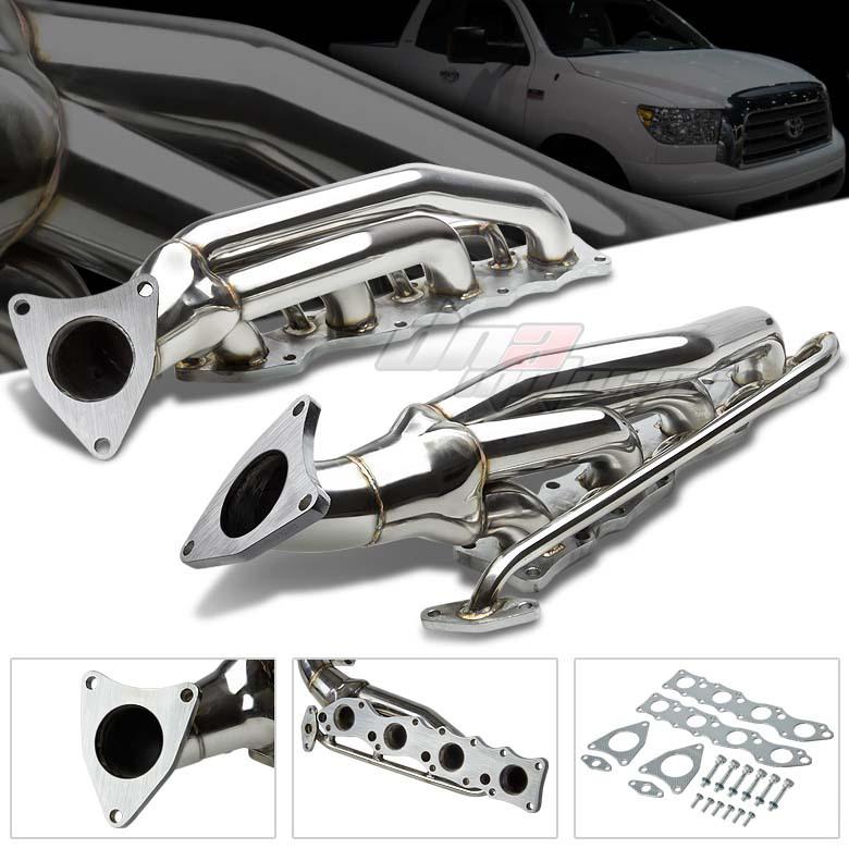 07-09 toyota tundra/sequoia 5.7l v8 stainless steel performance header exhaust