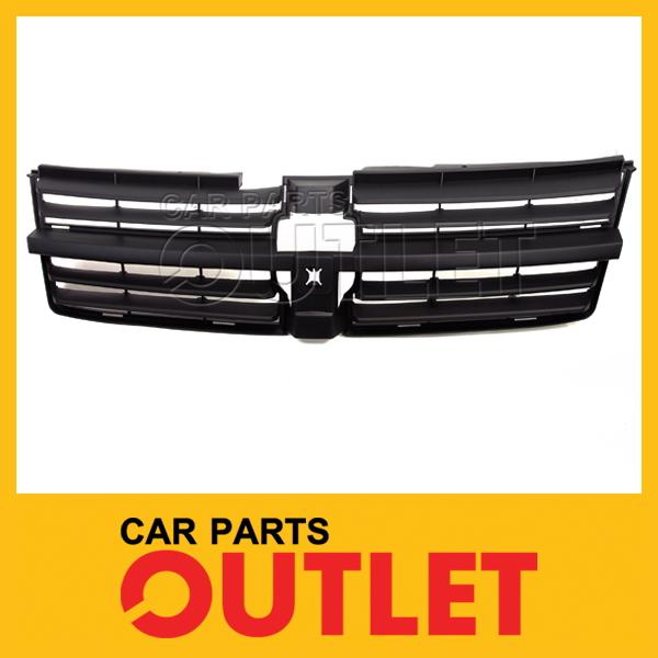 08-10 dodge grand caravan se sxt raw matte black grille frame insert wo surround