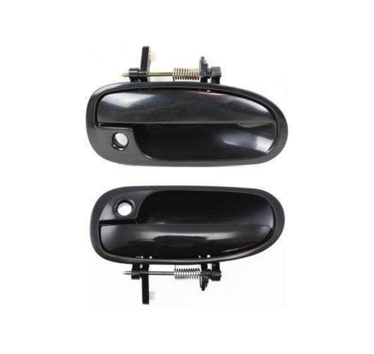 96-00 honda civic front outside exterior door handle pair set