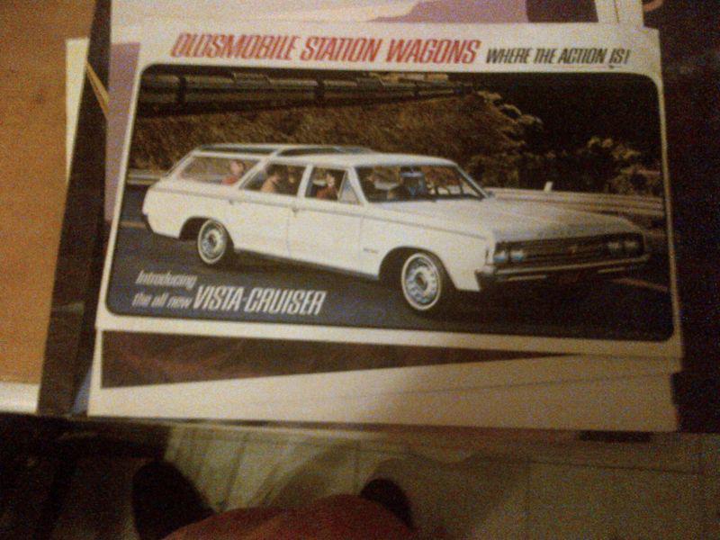 1964 oldsmobile wagons      brochure        -