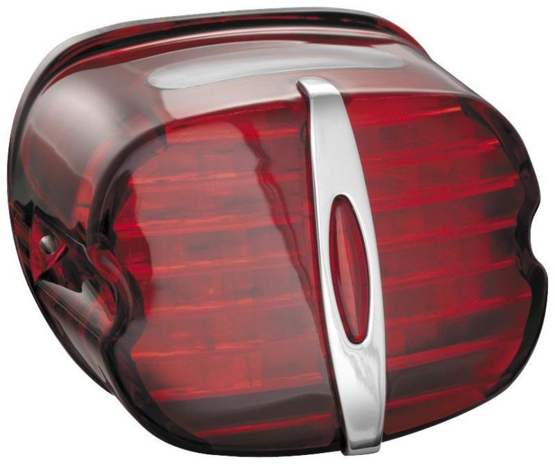 Kuryakyn deluxe led taillight conversion - red without license plate window 5433