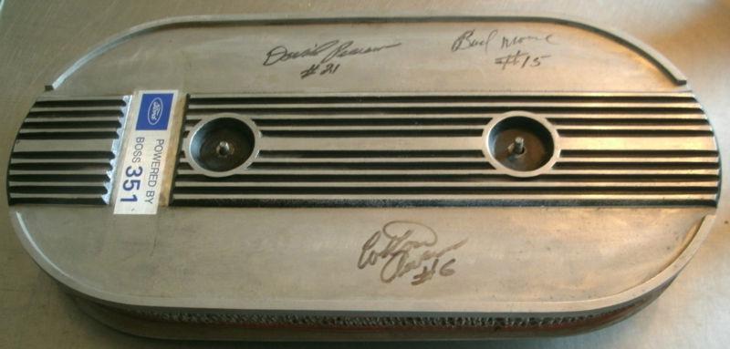 Ford mustang cobra air cleaner 351 signed david pearson cotton owens bud moore 