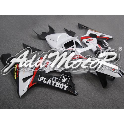 Injection molded fit gsxr1000 gsx-r1000 03-04 k3 black white fairing 13z60