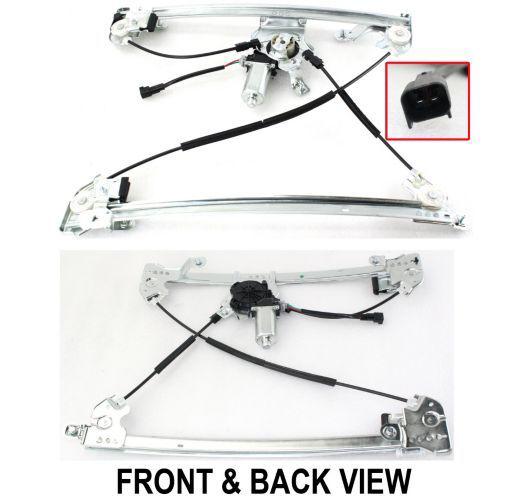 04-08 f150 crew cab power window regulator w/motor front lh left driver side