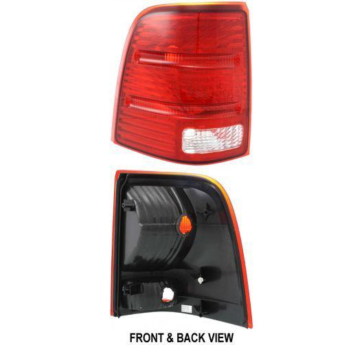 02-05 explorer rear brake taillight taillamp light lamp driver side left lh