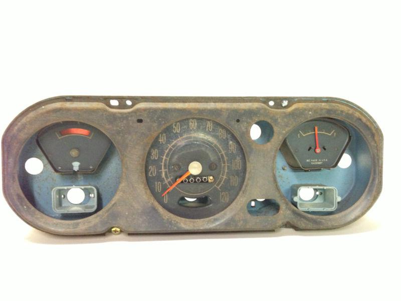 1967 pontiac gto  gauges original