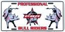 Professional bull riders rodeo pbr license plate engine sign decal tag sign dirt