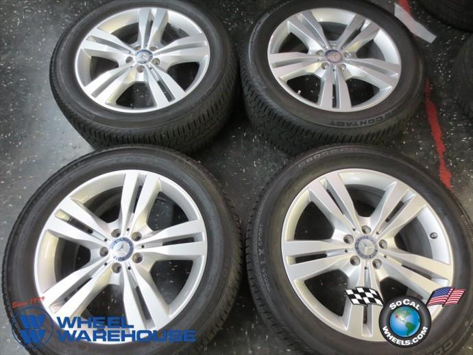 Four 2012-13 mercedes mbz ml ml350 factory 19 wheels tires oem rims r gl 85241