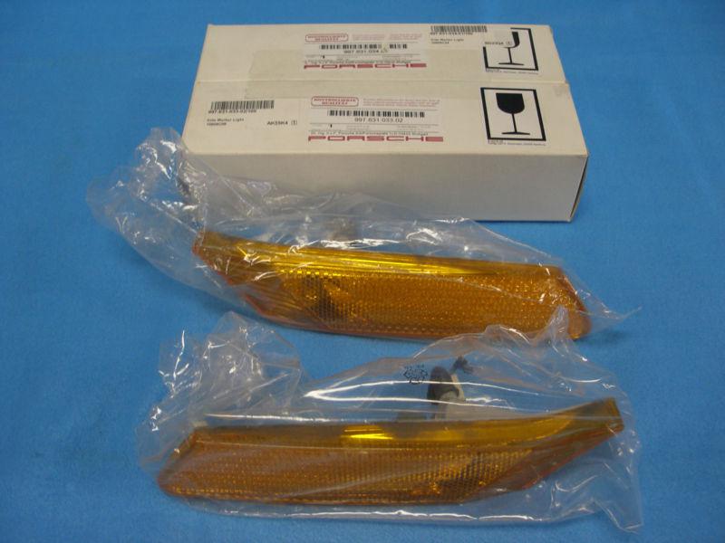 Porsche boxster 2007 yellow amber fr fl marker lights 