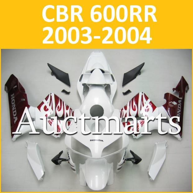 Fit honda 03 04 cbr600rr cbr 600 rr 2003 2004 fairing kit abs plastics a77 b12