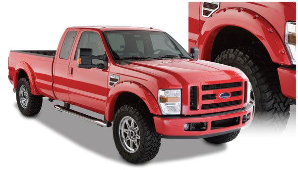 Bushwacker 20917-02 pocket style fender flares (set of 4) 08-10 ford super duty