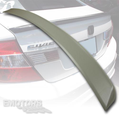 Honda civic 9 9th rear trunk spoiler wing 4d sedan abs new 2012 Ω