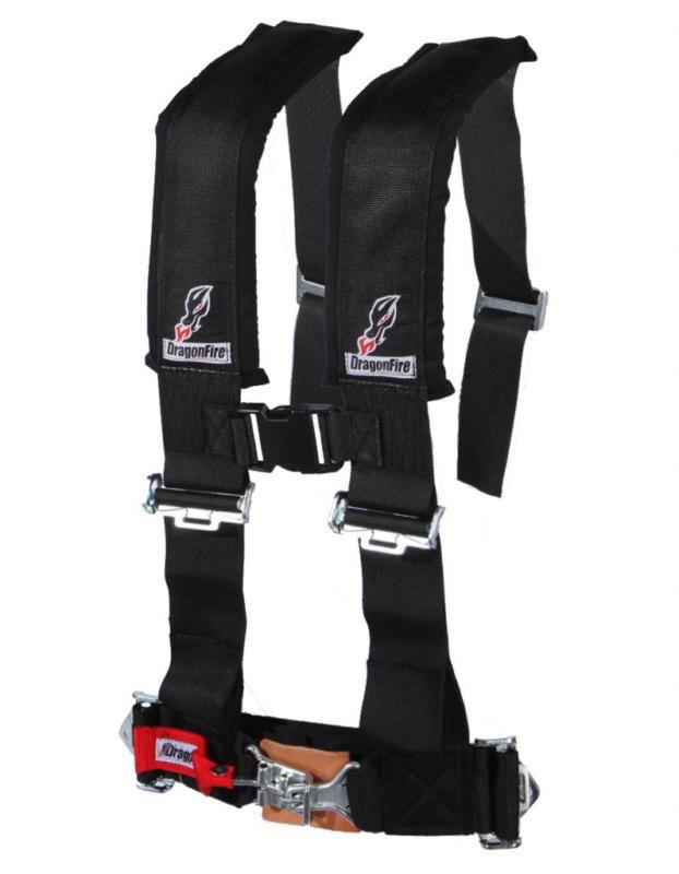 Can am commander 1000  dfr black  3"x3" sewn in harness 4 point safety harness