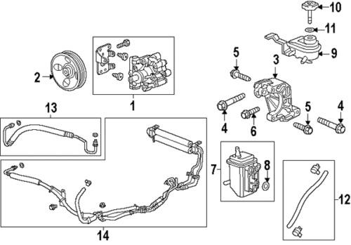 Gmc 12625446 genuine oem factory original pulley