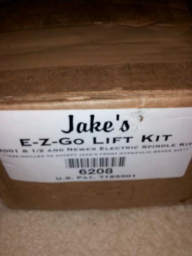 Golf cart jakes 6" spindle lift kit 6208 ezgo txt 2001.5-up