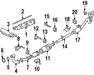 Ford 6c3z9448a genuine oem factory original manifold gasket