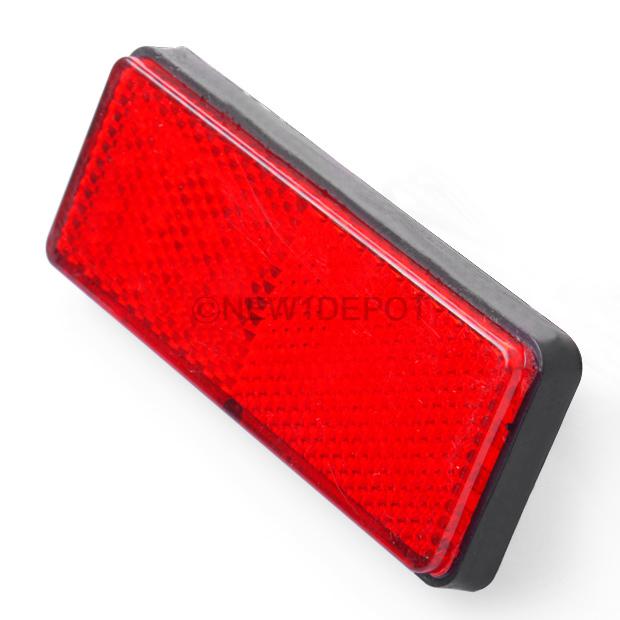 Red led motocycle reflector brake tail rear fog light shadow hot for honda new