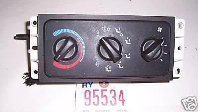 Dodge 98-99 durango temperature/heater control blk 1998 1999