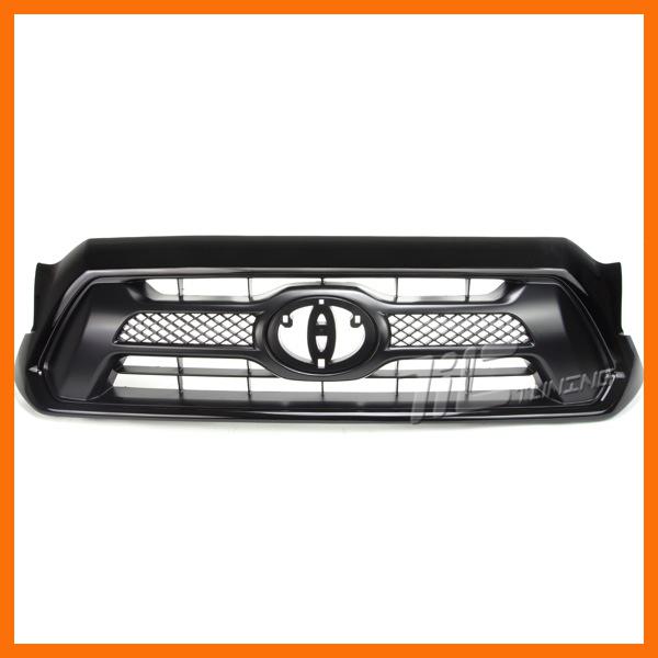 12 13 toyota tacoma front grille base unpainted raw black mesh grill screen new