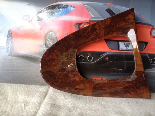 09 2009 mercedes clk 350 automatic shift assembly cover wood trim shifter wooden