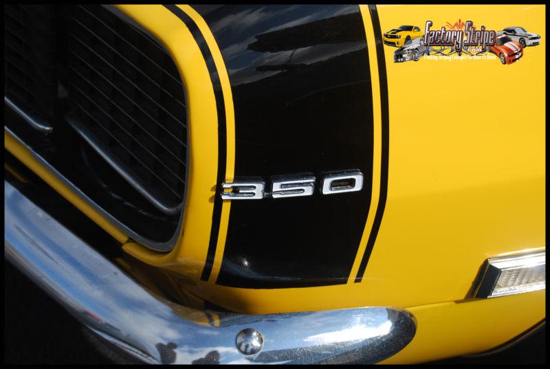 Chevy camaro 1967 1968 ss bumble bee factory correct factory strip vinyl decal