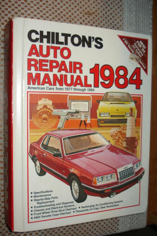 1977-1984 chiltons manual firebird vette mustang service 78 79 81 ford dodge gm