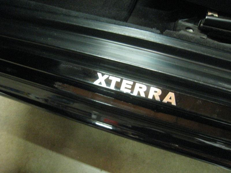 (2) door step decal sticker badge accent "xterra"