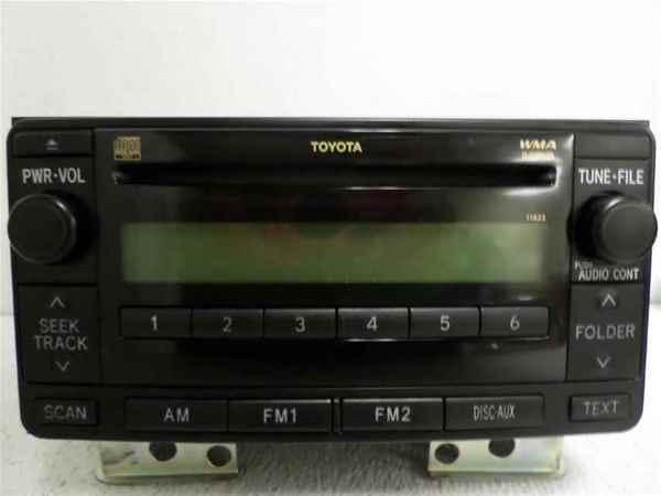 08 09 toyota 4-runner cd mp3 player radio oem lkq