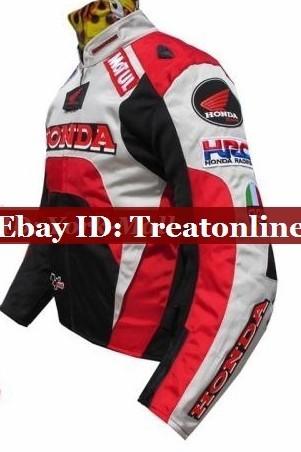 Motorcycle motor racing waterproof textile jacket honda duhan new m l xl xxl