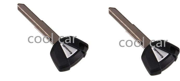 New 2pc black klx kle kdx 125 250 black uncut blade blank key for kawasaki