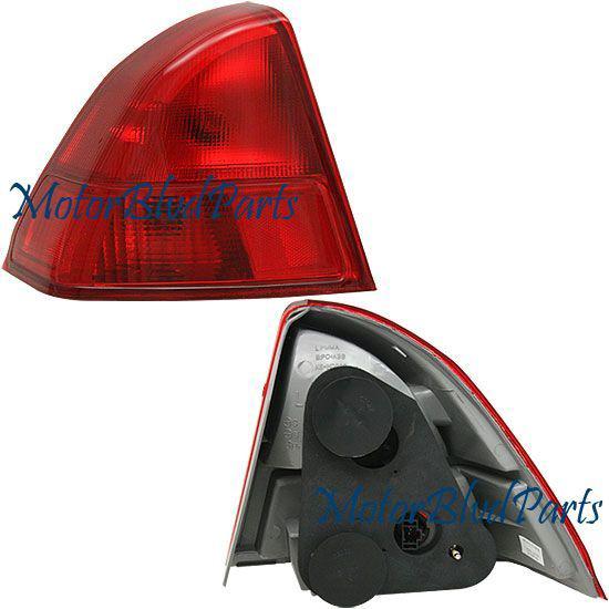 01-02 civic sedan outer tail light rear lamp driver lh