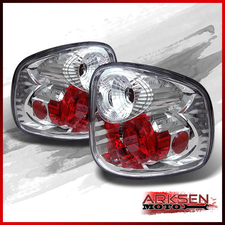 01-03 ford f150 pickup truck flareside body tail brake lights lamps pair set