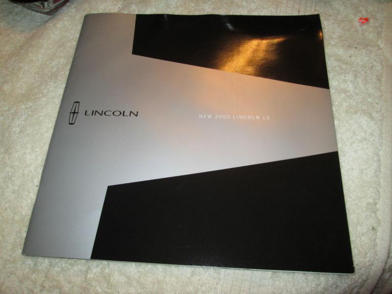 2000 lincoln ls brochure