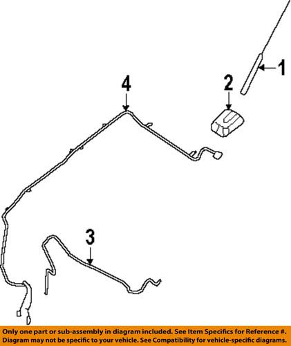 Ford oem ct4z18813a antenna-antenna mast