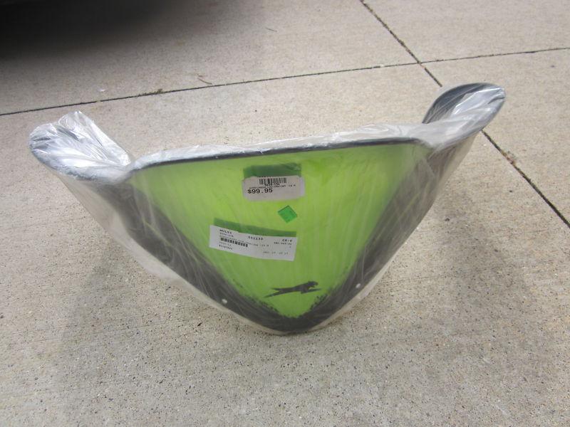 Arctic cat 09m green chrome windshield new #5639-134