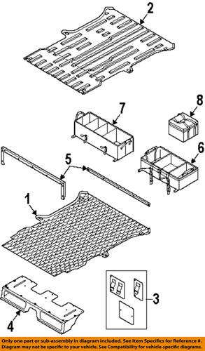 Ford oem ae5z-78115a00-a cargo management system