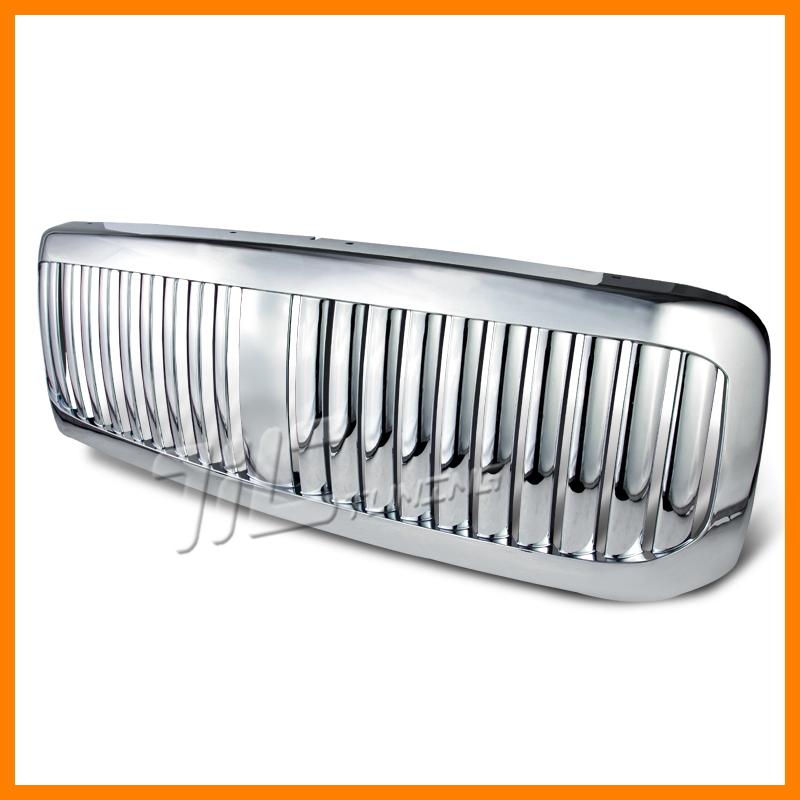 1999-2004 ford f250 350 sd chrome front upper grill kit excursion grille pickup