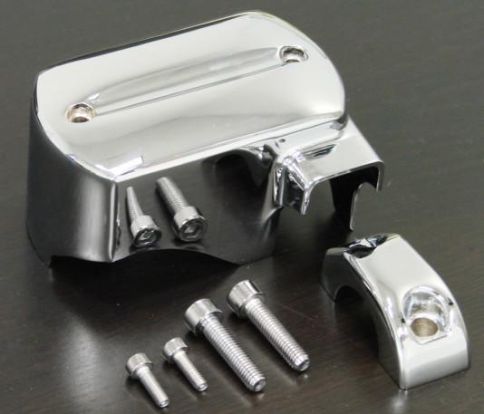 Chrome brake master cylinder cover for 98-13 yamaha v-star xvs 650 950 1100 1300