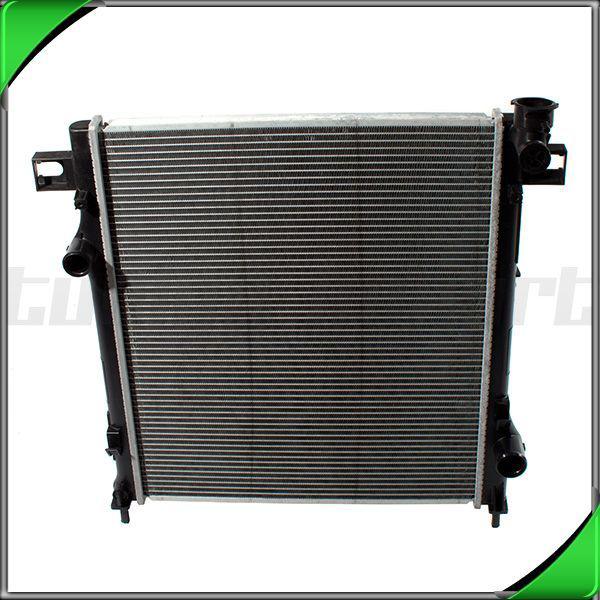 08-10 jeep liberty radiator cross flow new radiator 3.7l v6 auto a/t manual m/t