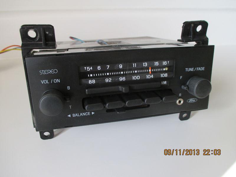 Find Ford AM FM radio for 80s cars/trucks w/aux input for MP3/Ipod in