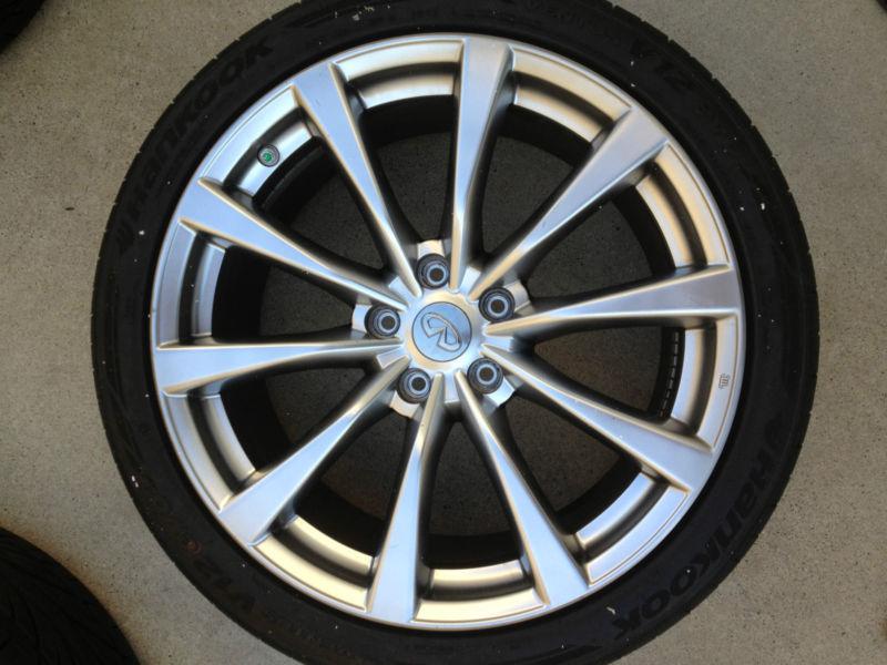 1 infiniti g37 19" 2008 2009 2010 08 09 10 factory oem rim wheel rear