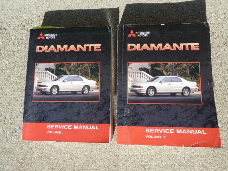 1998 mitsubishi diamante factory service manuals (complete set!) volumes 1 - 2