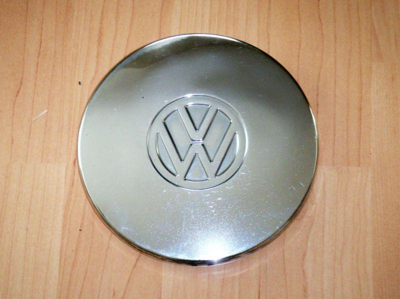 One oem factory genuine vw volkwagen chrome wheel rim center cap 6 inch vintage