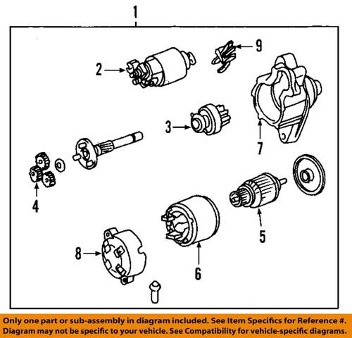 Toyota oem 281000d08084 starter/starter motor