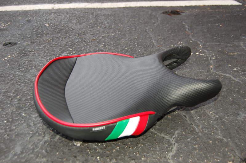 Ducati 999/749 sargent seat italian flag