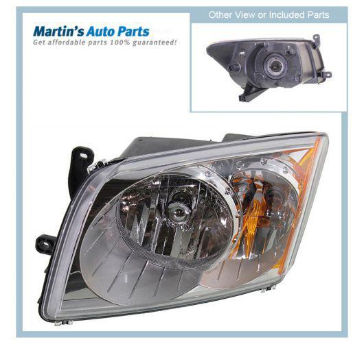 Ch2518118c clear lens new headlight lamp left hand halogen lh driver side