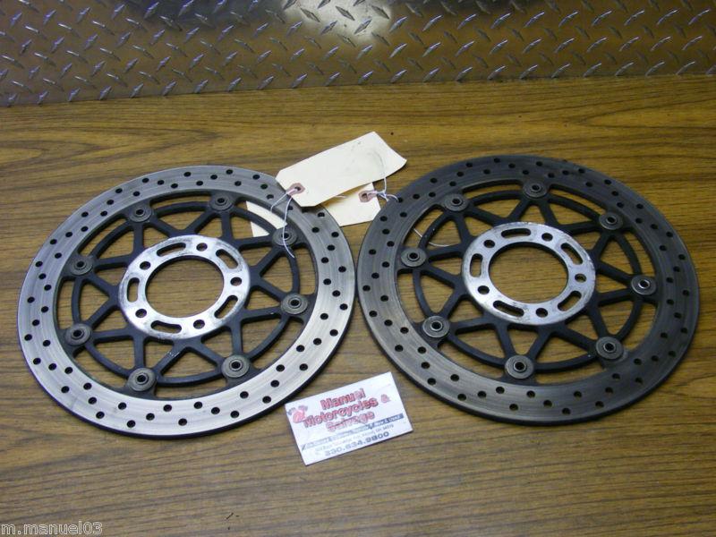 04 2004 suzuki gsxr750 gsxr 750 front brake rotors